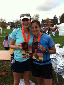 Olivia & me after our award winning (and her PR marathon) in September!