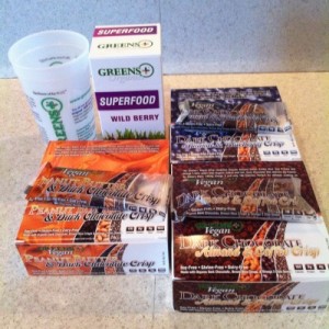 So much goodness sent to me by Greens +!