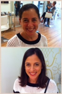 These ladies do magic! My before and after from the Goldplaited launch