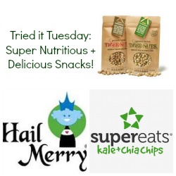 Tried It Tuesday: Super Delicious + Nutritious Snacks (#Giveaway)