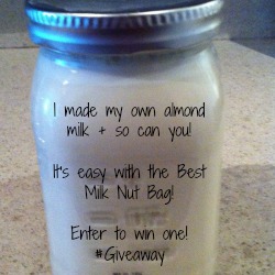 Made My Own Almond Milk + You Can, Too! #Giveaway