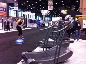 Human powered treadmill by Woodway 