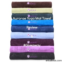 Got Yoga? Aurorae Yoga Mat Towel Review + #Giveaway