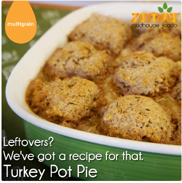Zemas Madhouse Foods' Turkey Pot Pie