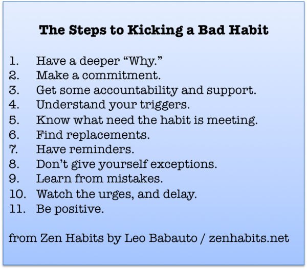 Stop A Bad Habit In Its Tracks Erica Finds 