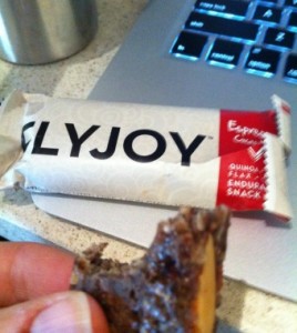 Look at the delicious almond chunks and fresh, natural bar!