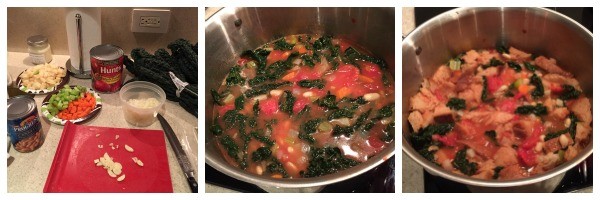 See, I did make it! Without the bread, this is a great, filling gluten free soup.