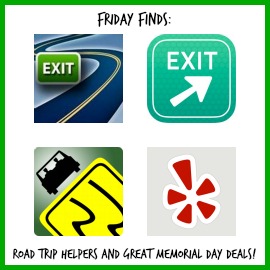 Friday Finds: Road Trip Helpers + Great Memorial Day Deals!