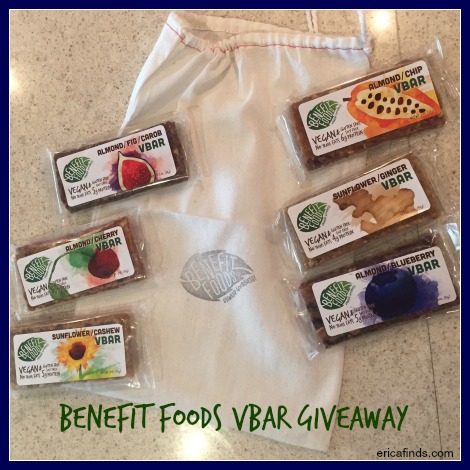 Unwrap Goodness with Benefits Foods VBARs #Giveaway