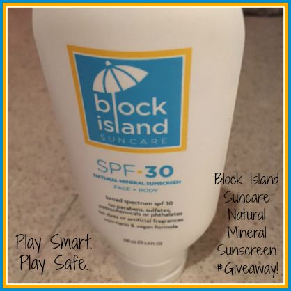Tried it Tuesday: Block Island Organics Sun Care #Giveaway