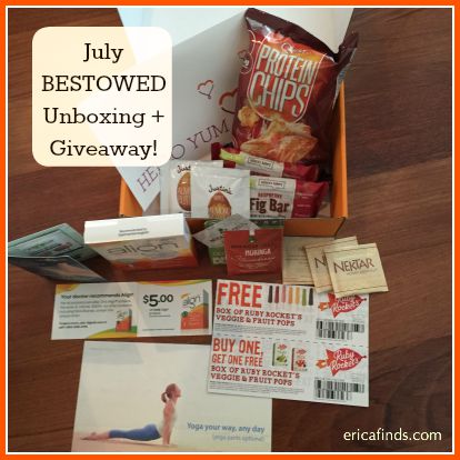 July Bestowed Unboxing and #Giveaway
