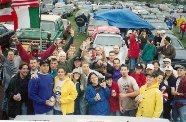 Vintage Tailgating - 1995 Rutgers Homecoming. We may not be great at football, but....