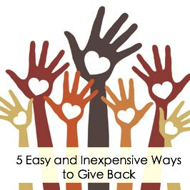 Friday Finds: 5 Easy and Inexpensive Ways to Give Back