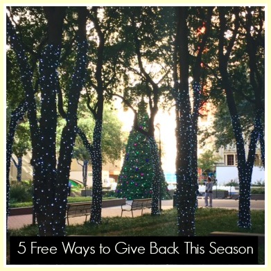 Friday Finds: 5 Free Ways to Give Back This Season