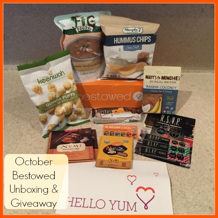 Bestowed October “Non-GMO” Unboxing and #Giveaway