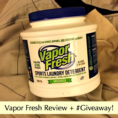 Free + Clean with Vapor Fresh Sports Detergent #Giveaway
