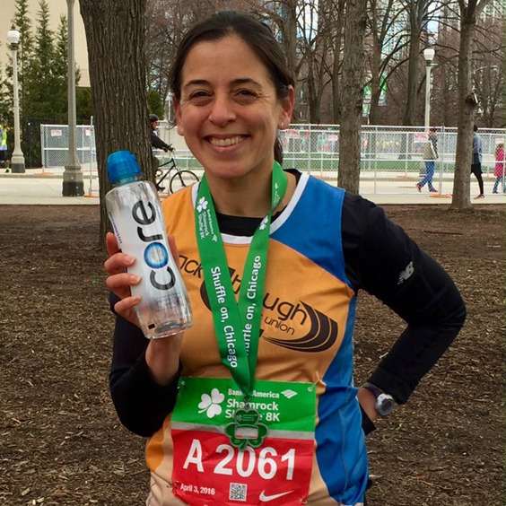 I took some Core Hydration water to the Shamrock Shuffle
