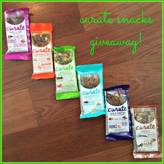 curate snacks giveaway