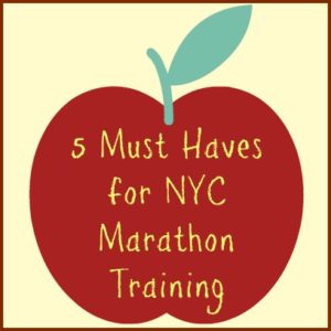 5 must haves marathon
