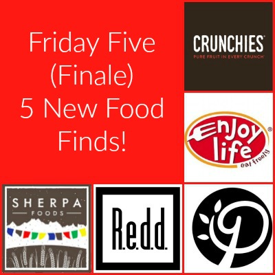 Friday Five (Finale) – 5 New Food Finds