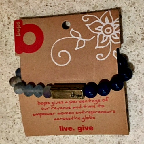 12 Days of Giveaways: Day 1 – Bops “Strong” Bracelet