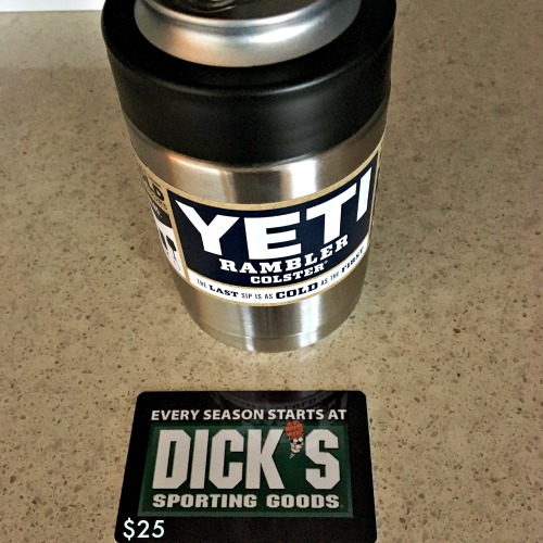 12 Days of Giveaways: Day 11 – Yeti Colster / $25 Dick’s Sports