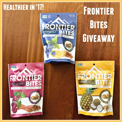Healthier Snacks in ’17: Frontier Bites #Giveaway
