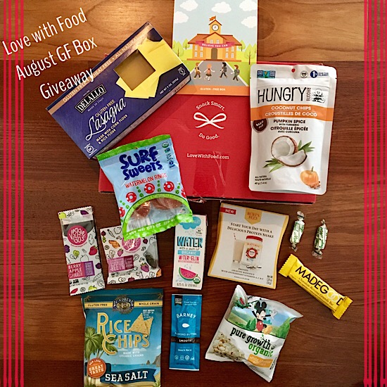 Snack Box Sunday – Love with Food GF August #Giveaway