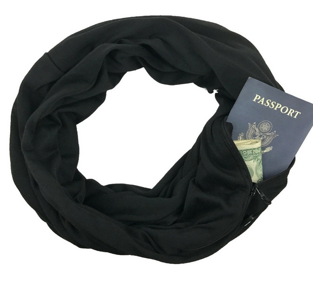 Last Minute Gifts: SHOLDIT Infinity Scarf with Pocket #Giveaway