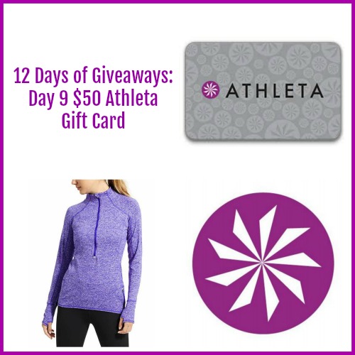 12 Days of #Giveaways: Day 9 $50 Athleta Gift Card