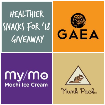 Stay on Track with Healthier Snacks in ’18 #Giveaway