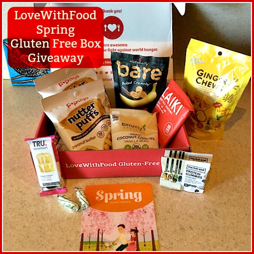 Snack Box Saturday: Love With Food GF Spring Box #Giveaway