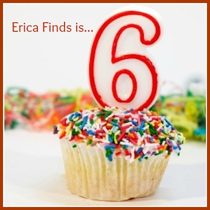 Erica Finds is SIX! Blogiversary #Giveaway