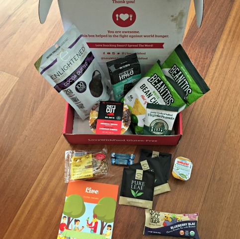 Snack Box Sunday: Love with Food GF “Live” Box #Giveaway