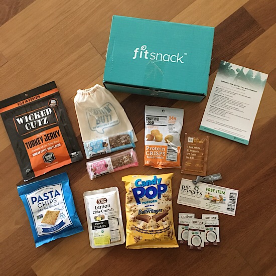 Snack Box Sunday: Fit Snack August Box #Giveaway