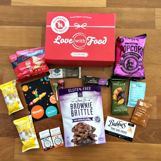 Snack Box Sunday: Love with Food GF “Reach” Box #Giveaway