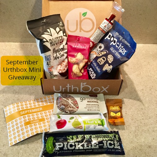 Snack Box Saturday: September Urthbox Mini #Giveaway