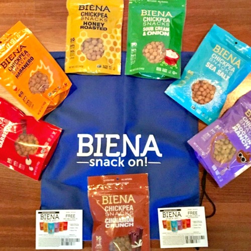 Snack On with Biena Chickpea Snacks! #Giveaway