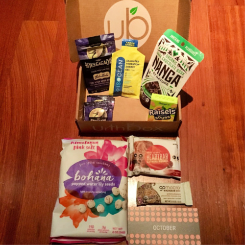 Snack Box Sunday: October Urthbox Mini Snack Box #Giveaway