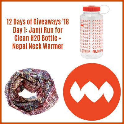 12 Days of #Giveaways: Day 1 Janji Bottle + Neck Warmer