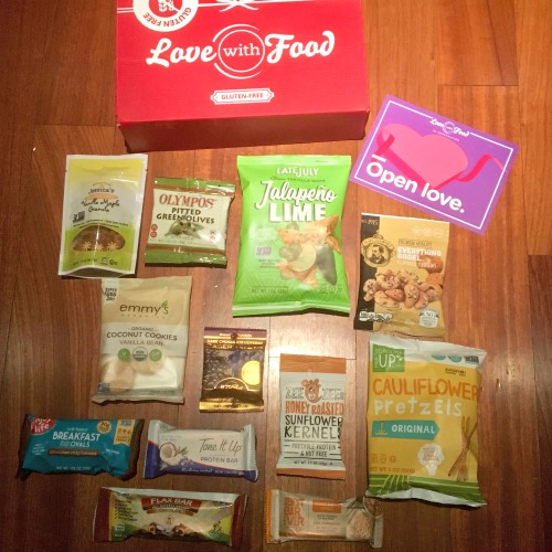 Snack Box Sunday: Love with Food February GF Box #Giveaway