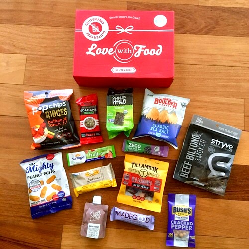 Snack Box Sunday: March Love with Food GF Box #Giveaway