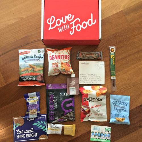 Snack Box Saturday: Love with Food GF July Box #Giveaway