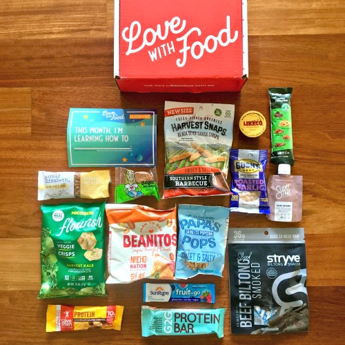 Snack Box Sunday: September Love with Food GF Box #Giveaway