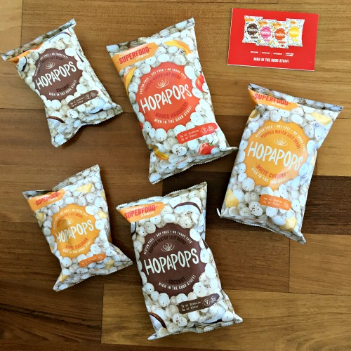 More Healthy Snacks! Hopapops Popped Water Lily Seeds #Giveaway