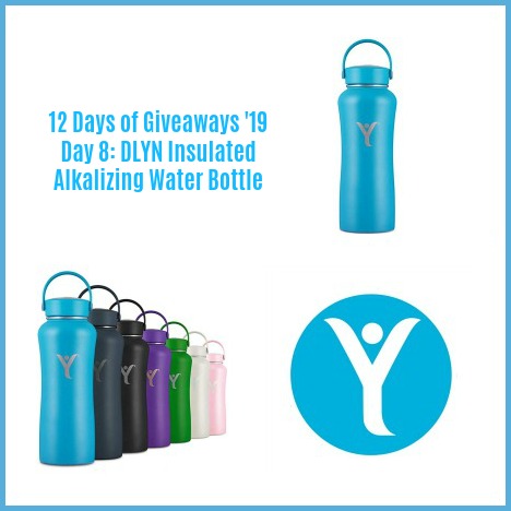 12 Days of #Giveaways: DYLN Insulated Alkalizing Water Bottle