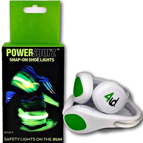 Tried it Tuesday: 4id PowerSpurz Snap-on Shoe Lights #Giveaway