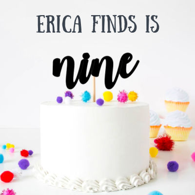 Erica Finds is 9! Blogiversary #Giveaway