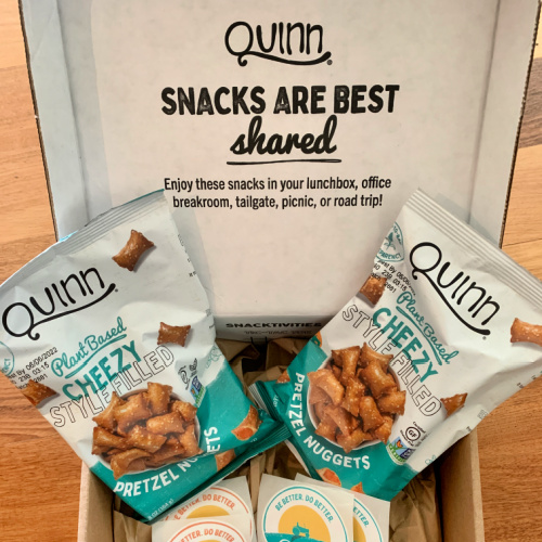 An Old Fave Done Better – Quinn “Cheezy” Pretzel Nuggets #Giveaway