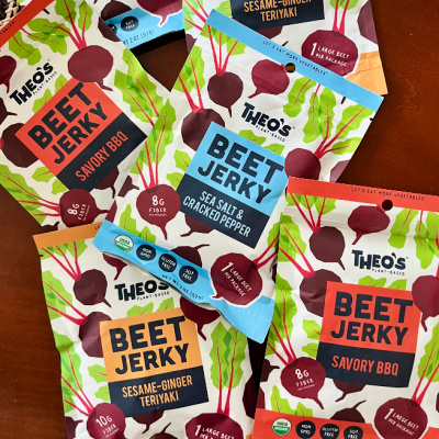 Eat More Veggies with Theo’s Plant-Based Beet Jerky #Giveaway